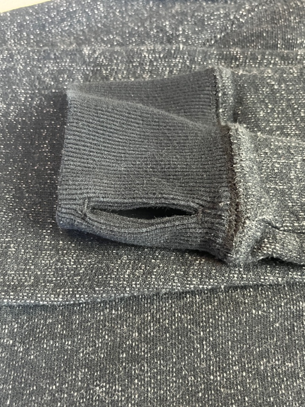 Roots Canada Heathered Black Full Zip Hoodie - Picture 5 of 12